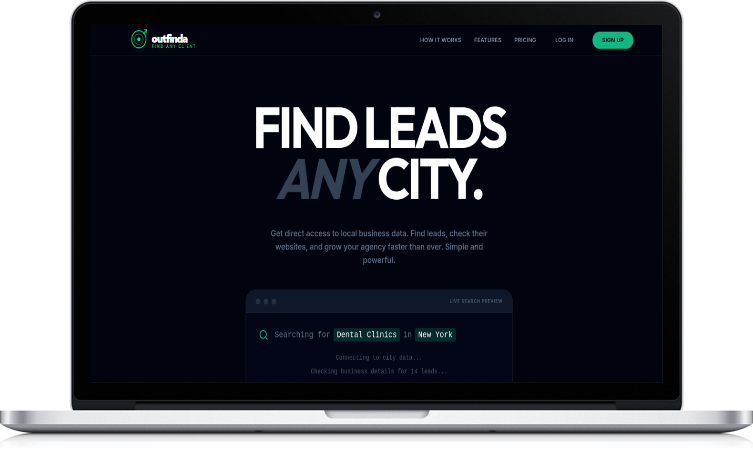 OutFinda | High-Intent Lead Generation for freelancers & agencies